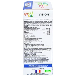 Siro Special Kid Vision Eric Favre bổ sung các dưỡng chất cần thiết, có ích cho thị giác (125ml)