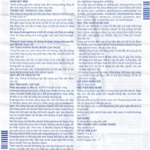 Hỗn dịch uống men vi sinh Enterogermina 4 tỷ/5ml trị rối loạn tiêu hóa cấp và mạn tính (2 vỉ x 10 ống)