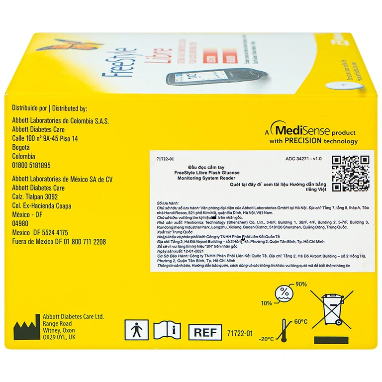 Đầu đọc cầm tay FreeStyle Libre Abbott kiểm tra nồng độ đường huyết