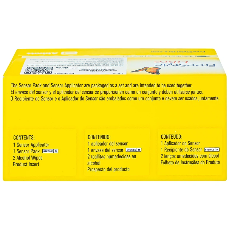 Bộ cảm biến Freestyle Libre Flash Glucose Monitoring Sensor Abbott kiểm tra đường huyết trong một giây