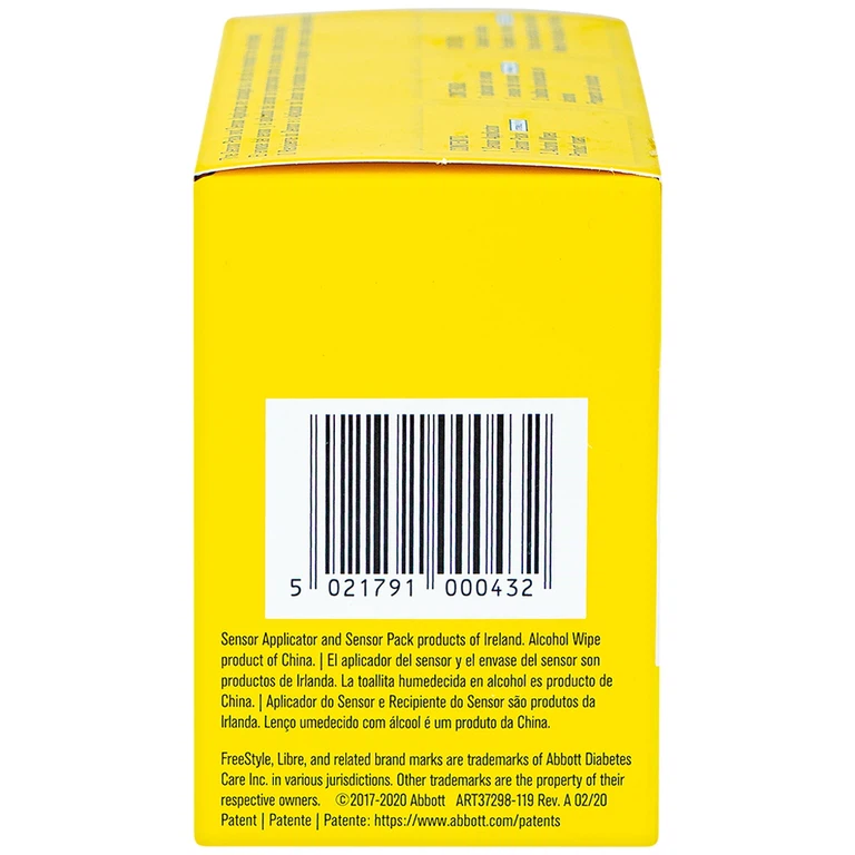 Bộ cảm biến Freestyle Libre Flash Glucose Monitoring Sensor Abbott kiểm tra đường huyết trong một giây