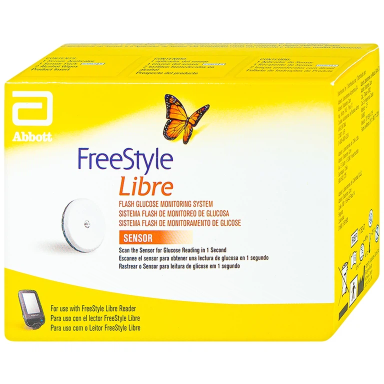 Bộ cảm biến Freestyle Libre Flash Glucose Monitoring Sensor Abbott kiểm tra đường huyết trong một giây