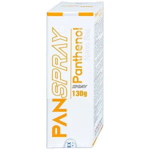 Xịt PanSpray Panthenol hỗ trợ giảm đau, rát, hạn chế tổn thương, viêm nhiễm da (130g)