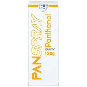 Xịt PanSpray Panthenol hỗ trợ giảm đau, rát, hạn chế tổn thương, viêm nhiễm da (130g)