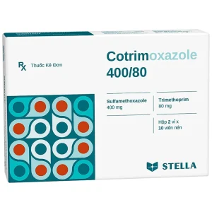 Thuốc Cotrimoxazole 400/80 Stella điều trị nhiễm khuẩn (10 vỉ x 10 viên)