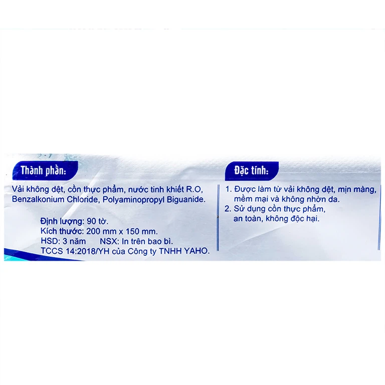 Khăn ướt cồn Let-Green làm sạch, kháng khuẩn và giữ vệ sinh (90 miếng)