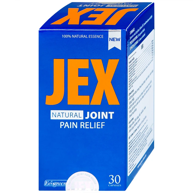 Viên uống Jex Natural Ecogreen hỗ trợ giảm đau trong thoái hoá khớp, viêm khớp (30 viên)