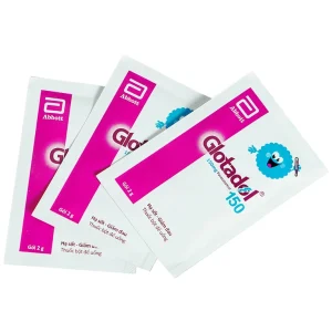 Bột Glotadol 150 Abbott hỗ trợ hạ sốt và giảm các cơn đau do cảm cúm (20 gói x 2g)