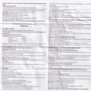 Thuốc Feliccare Trường Thọ phòng và trị các trường hợp thiếu máu (10 vỉ x 10 viên)