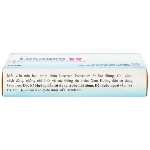 Viên nén Losagen 50 Hetero điều trị tăng huyết áp (3 vỉ x 10 viên)