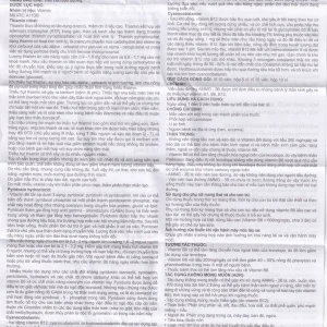 Thuốc Ammg-3B Trường Thọ điều trị bệnh lý thần kinh do thiếu vitamin B1, B6, B12 (5 vỉ x 10 viên)