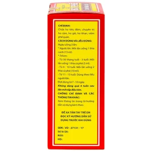 Thuốc ho Bổ Phế Chỉ Khái Lộ chữa ho tiêu đờm, chuyên trị ho cảm, ho gió, ho khan (125ml)