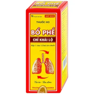 Thuốc ho Bổ Phế Chỉ Khái Lộ chữa ho tiêu đờm, chuyên trị ho cảm, ho gió, ho khan (125ml)