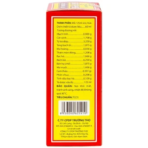 Thuốc ho Bổ Phế Chỉ Khái Lộ chữa ho tiêu đờm, chuyên trị ho cảm, ho gió, ho khan (125ml)
