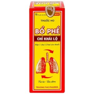 Thuốc ho Bổ Phế Chỉ Khái Lộ chữa ho tiêu đờm, chuyên trị ho cảm, ho gió, ho khan (125ml)