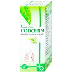 Dung dịch thuốc Codcerin Trường Thọ Pharma chữa ho, tiêu đờm (125ml)