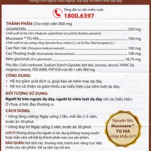 Viên uống Bình Vị Thái Minh hỗ trợ giảm acid dịch vị, giúp bảo vệ niêm mạc dạ dày (2 vỉ x 10 viên)