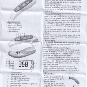 Nhiệt kế điện tử Beurer Medical FT65 hỗ trợ đo ở các vị trí tai, trán, cơ thể (1 chiếc)