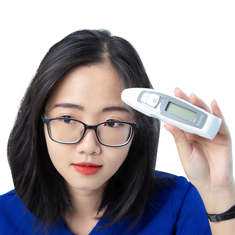Nhiệt kế điện tử Beurer Medical FT65 hỗ trợ đo ở các vị trí tai, trán, cơ thể (1 chiếc)