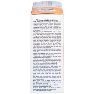 Bột nhuận tràng Constipass Wellcare bổ trợ nhuận tràng, khắc phục chứng táo bón (20 gói)