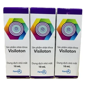 Dung dịch nhỏ mắt Visiloton Farmak kích thích tái tạo màng nhầy của mắt (10ml)