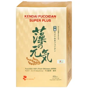 Viên uống Kendai Fucoidan Super Plus Sumioka hỗ trợ làm giảm nguy cơ u bướu, bảo vệ gan (60 viên)