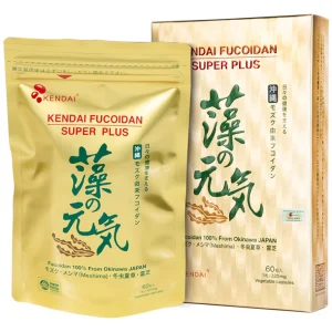 Viên uống Kendai Fucoidan Super Plus Sumioka hỗ trợ làm giảm nguy cơ u bướu, bảo vệ gan (60 viên)