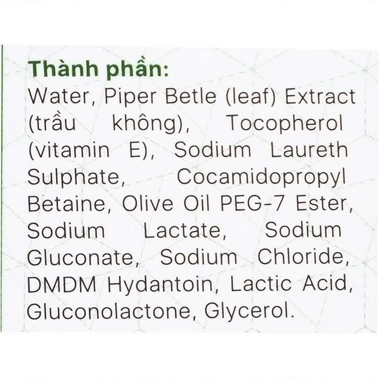 Nước rửa phụ khoa Natural Feminine Trầu Không làm sạch vùng kín, dưỡng ẩm, khử mùi hôi (100ml)