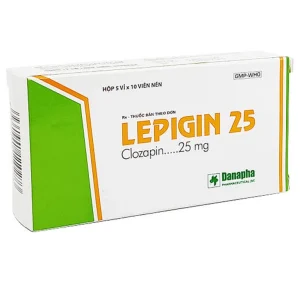 Thuốc Lepigin 25mg Danapha điều trị bệnh tâm thần phân liệt mãn tính (50 viên)