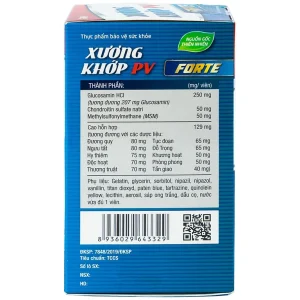 Viên nang mềm Xương Khớp PV Forte hỗ trợ khớp, giảm nguy cơ thoái hóa khớp (60 viên)