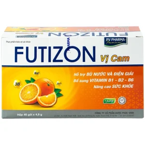 Gói cốm Futizon PV Pharma hỗ trợ bù nước, điện giải (40 gói x 4,9g)