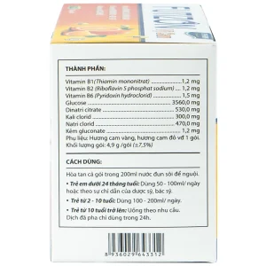 Gói cốm Futizon PV Pharma hỗ trợ bù nước, điện giải (40 gói x 4,9g)