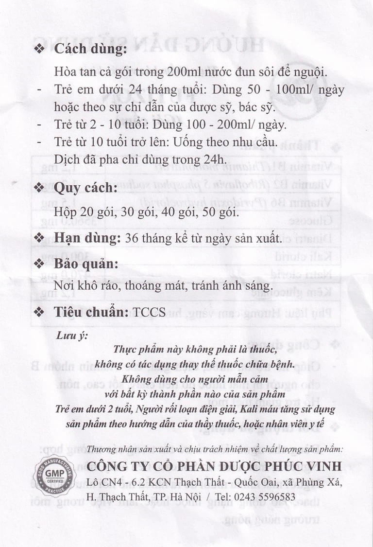 Gói cốm Futizon PV Pharma hỗ trợ bù nước, điện giải (40 gói x 4,9g)