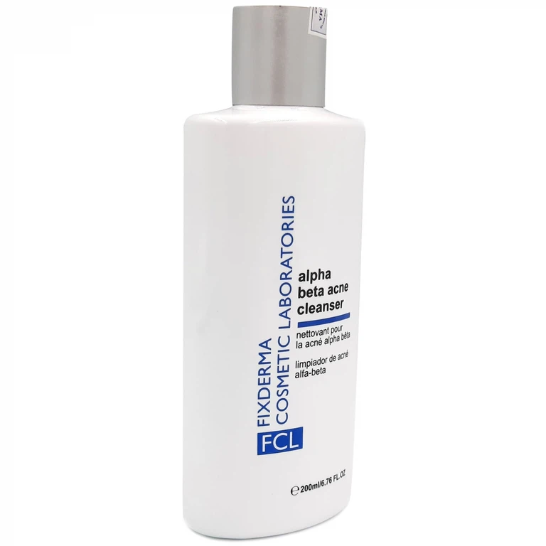 Sữa rửa mặt làm giảm mụn Fixderma FCL Alpha-Beta Acne Cleanser (200ml)