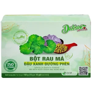 Bột Rau Má Đậu Xanh Đường Phèn Datino (15g x 10 gói)