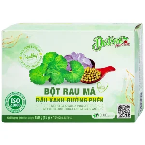 Bột Rau Má Đậu Xanh Đường Phèn Datino (15g x 10 gói)