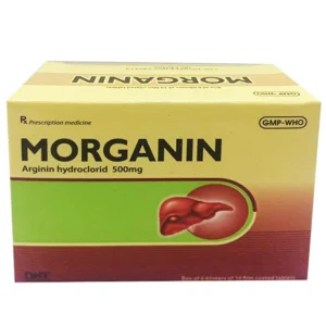 Thuốc Morganin Hataphar điều trị duy trì tăng Ammoniac máu (6 Vỉ X 10 Viên)