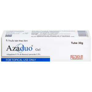 Gel Azaduo Medisun điều trị mụn trứng cá nhẹ đến vừa (30g)