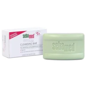 Thanh kháng khuẩn Sebamed Cleansing Bar 100g làm sạch da nhạy cảm, da chàm