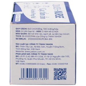 Gạc tẩm cồn 6cm x 3cm Quick - Nurse làm sạch da và chống lại vi khuẩn (100 miếng)