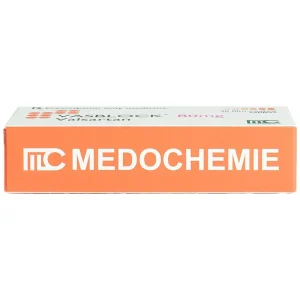 Thuốc Vasblock 80mg Medochemie điều trị tăng huyết áp, suy tim (3 vỉ x 10 viên)