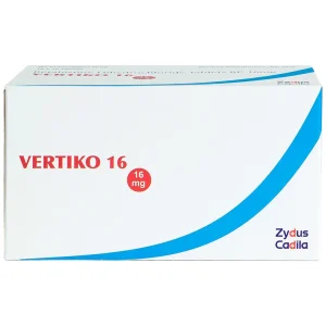 Thuốc Vertiko 16 Cadila điều trị chóng mặt, suy giảm thính giác (10 vỉ x 10 viên)