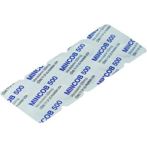 Viên nén Mincob 500 Usp điều trị và dự phòng thiếu Vitamin B12 (3 vỉ x 10 viên)