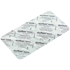 Thuốc Daflon 1000mg Servier điều trị triệu chứng thực thể liên quan đến trĩ cấp (3 vỉ x 10 viên)
