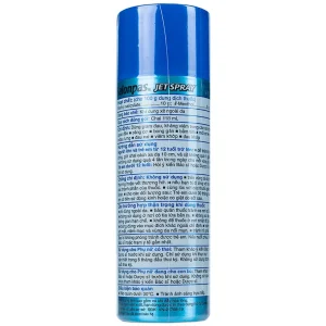 Xịt giảm đau Salonpas Jet Spray Hisamitsu giảm đau, kháng viêm do căng cơ, bong gân (118ml)