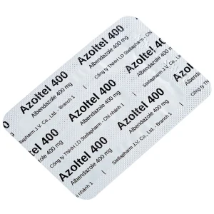 Thuốc Azoltel 400mg Stella điều trị nhiễm một hoặc nhiều loại ký sinh trùng đường ruột (1 viên)
