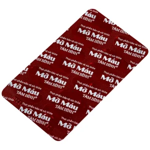 Viên uống Mỡ Máu Tâm Bình hỗ trợ giảm mỡ máu, giảm mỡ gan (5 vỉ x 12 viên)