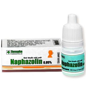 Thuốc nhỏ mũi Naphazolin 0.05% Danapha điều trị nghẹt mũi, sổ mũi, viêm mũi (5ml)