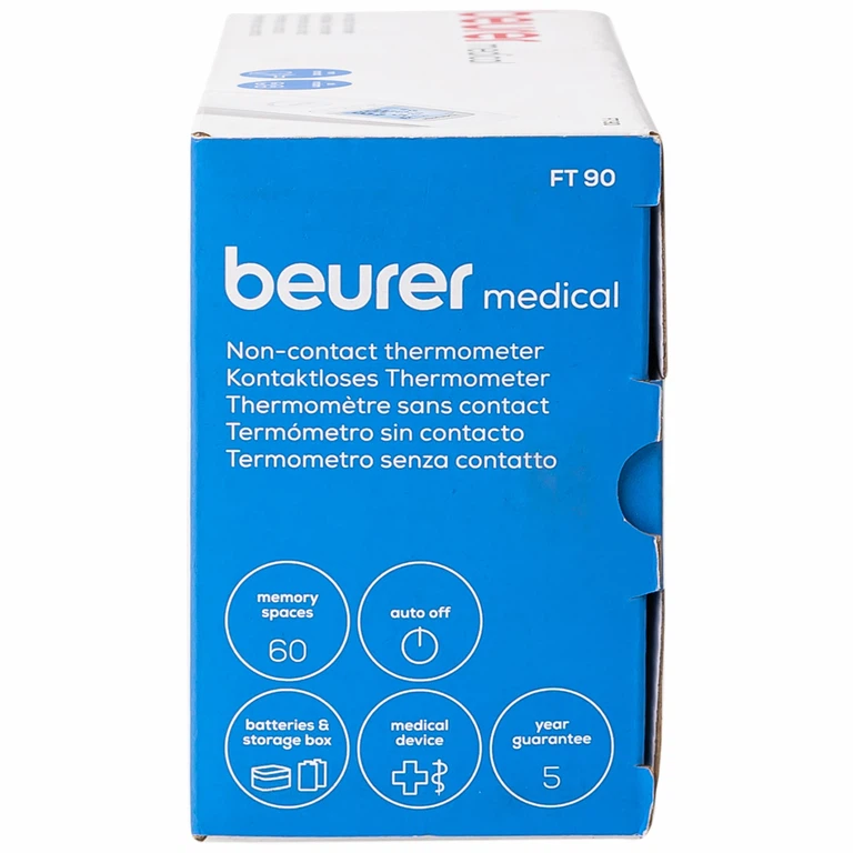 Nhiệt kế điện tử Beurer Medical FT90 đo nhiệt độ trán không tiếp xúc, đo nhiệt độ của đồ vật và phòng