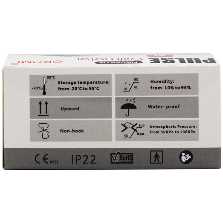 Máy đo nồng độ oxy trong máu (SPO2) Pulse Fingertip Oximeter A4 Oromi hỗ trợ đo nhanh chóng và chính xác